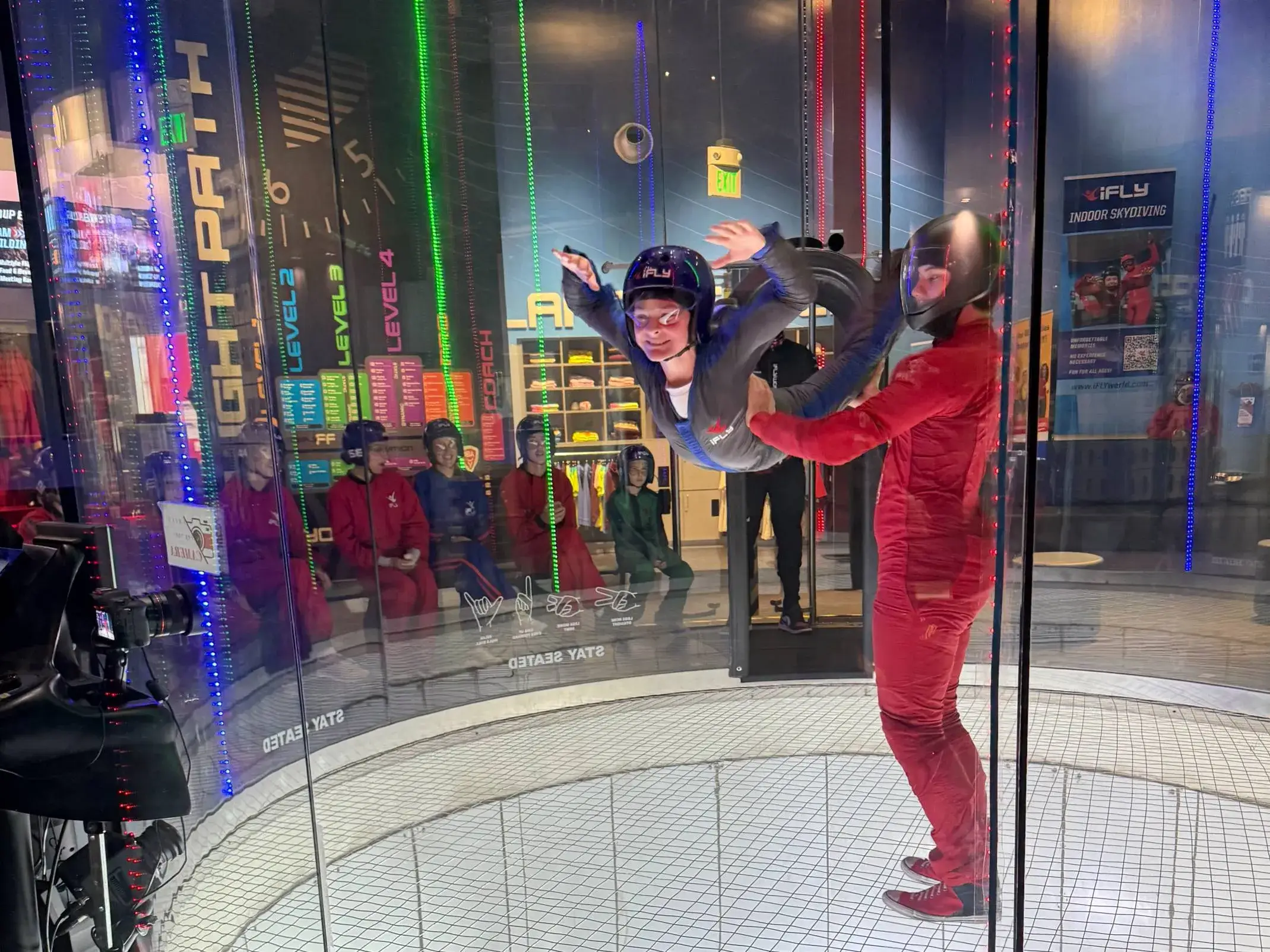 Middle school students engaged in collaborative learning at LA Microschool